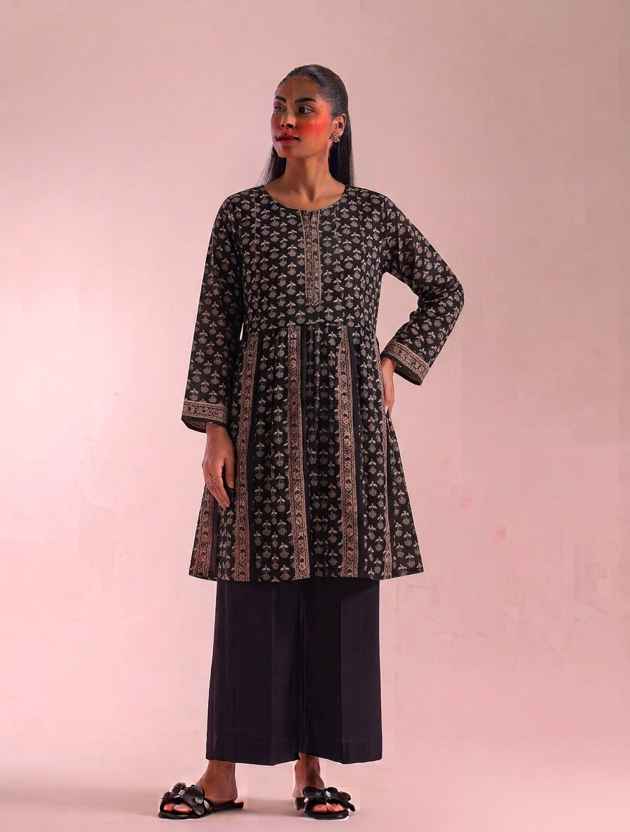 Black Garden Grace Kurti