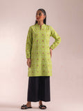 Mint Rose Mosaic Embroidered Kurti