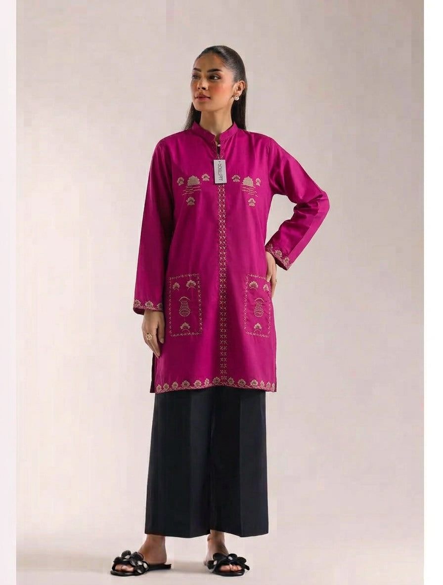 Fuchsia Flora kurti