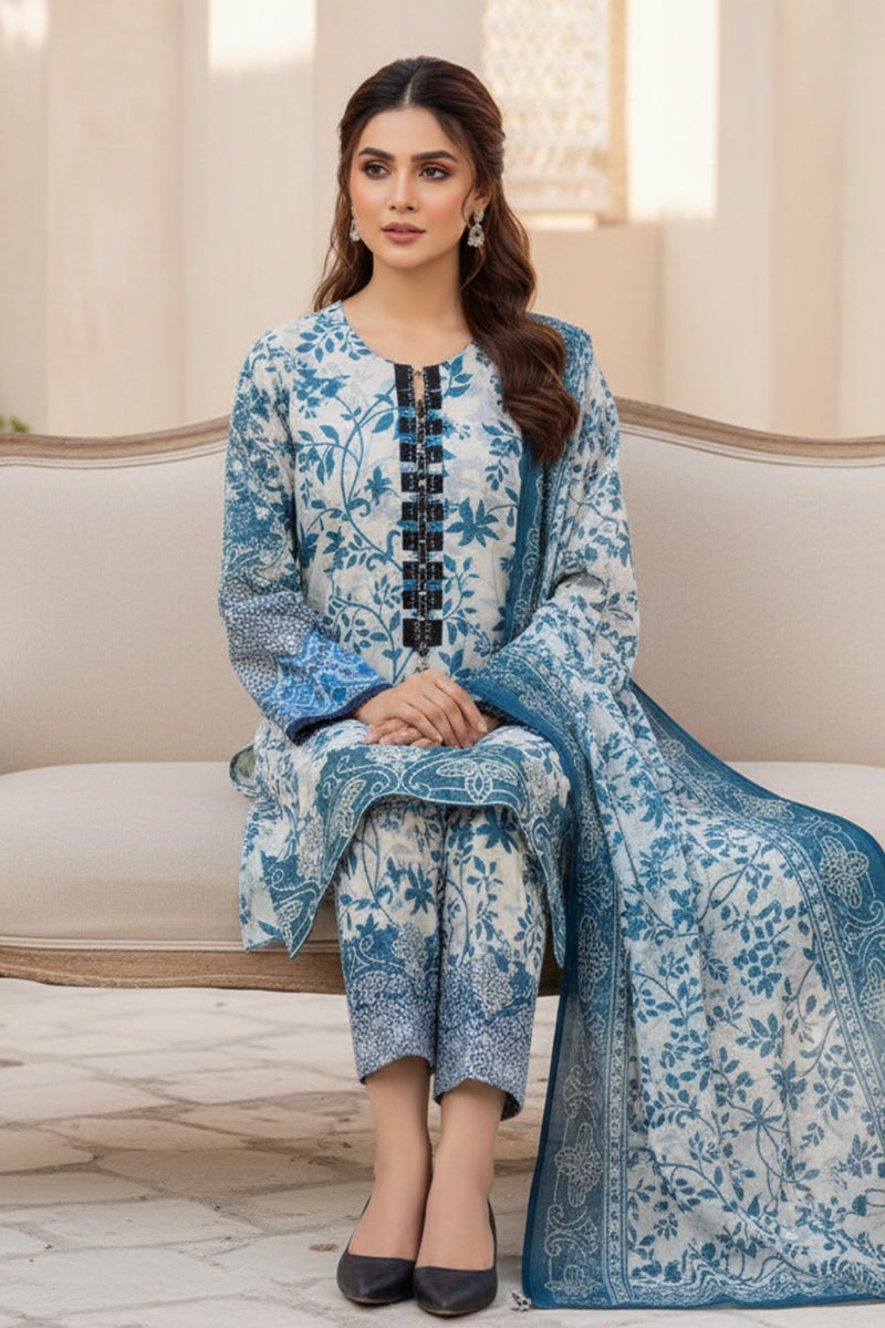 Neela Nazuk 3pcs