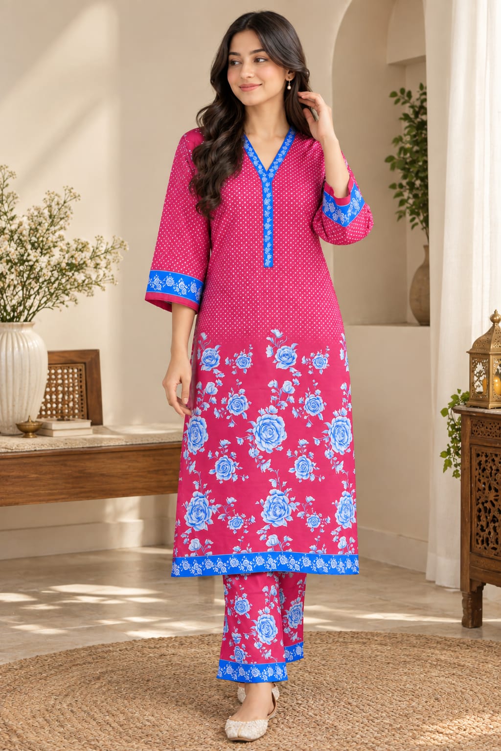 Rosy Azure 2pcs