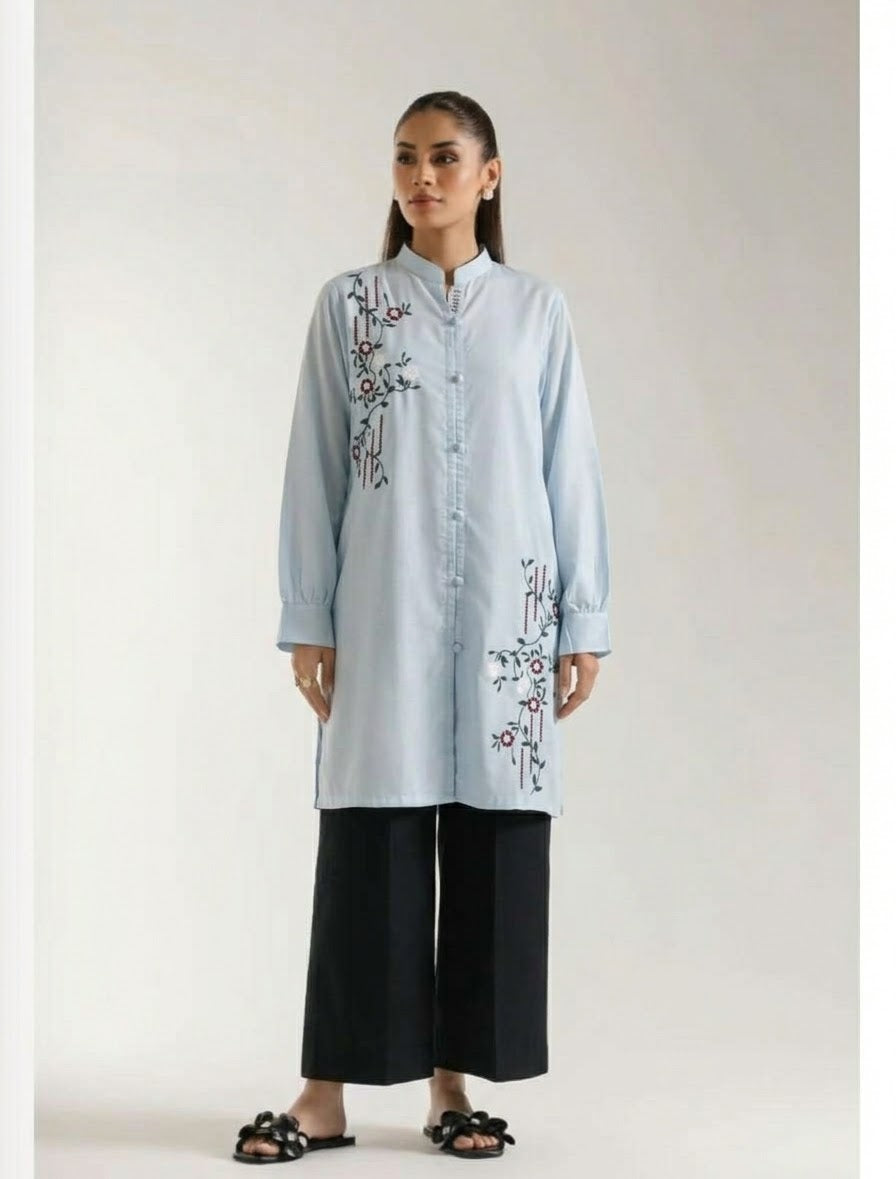 Blue Haven Embroidered