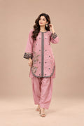 Blush Blossom 2PCS With Farshi Shalwar
