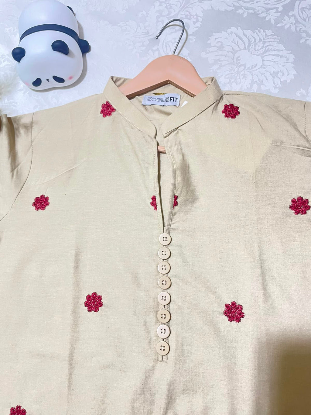 Abeer Summer Cotton Embroidered Kurti