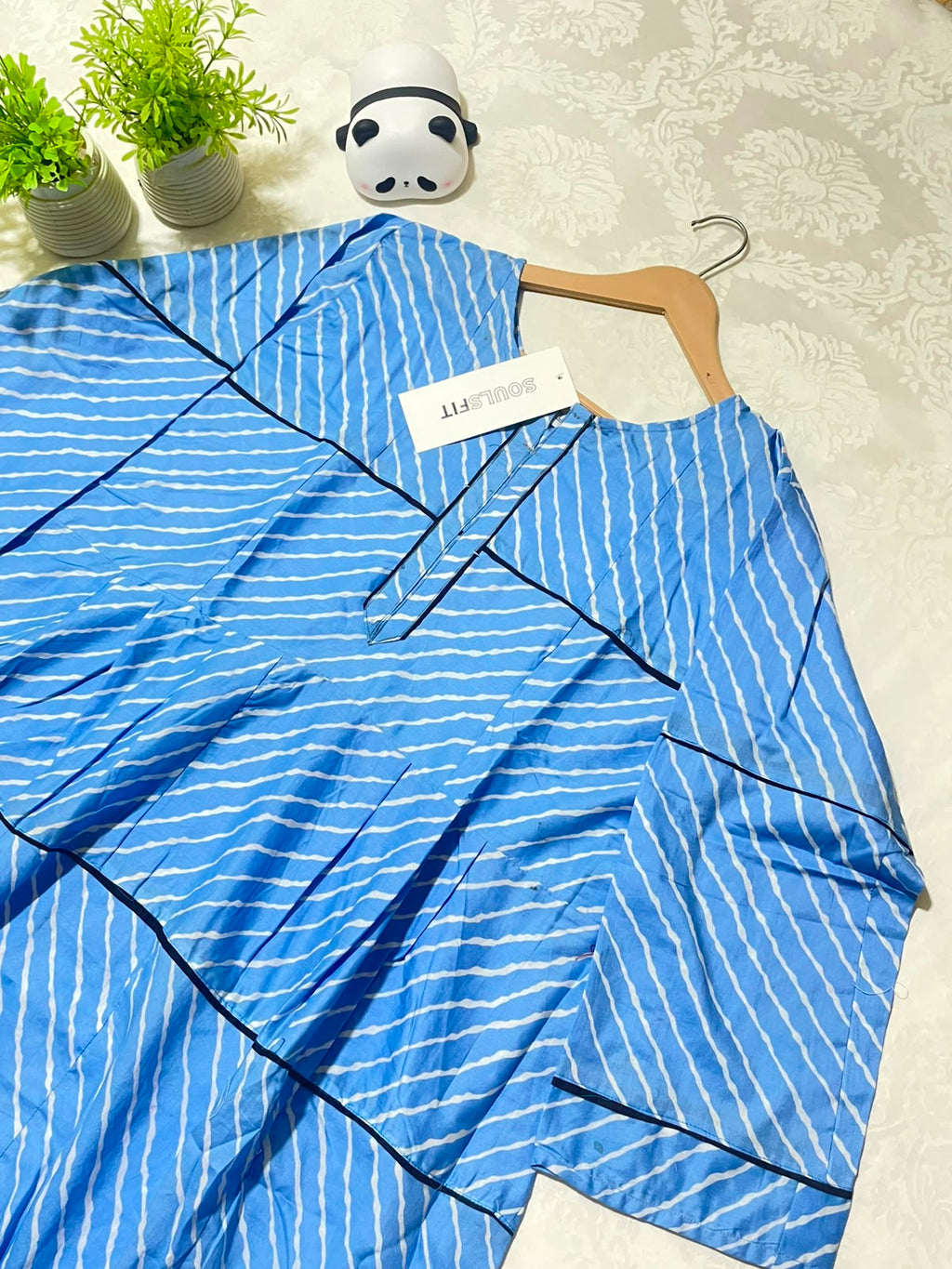 Sapphire Breeze Summer Lawn Printed Lawn Frock Style Kurti