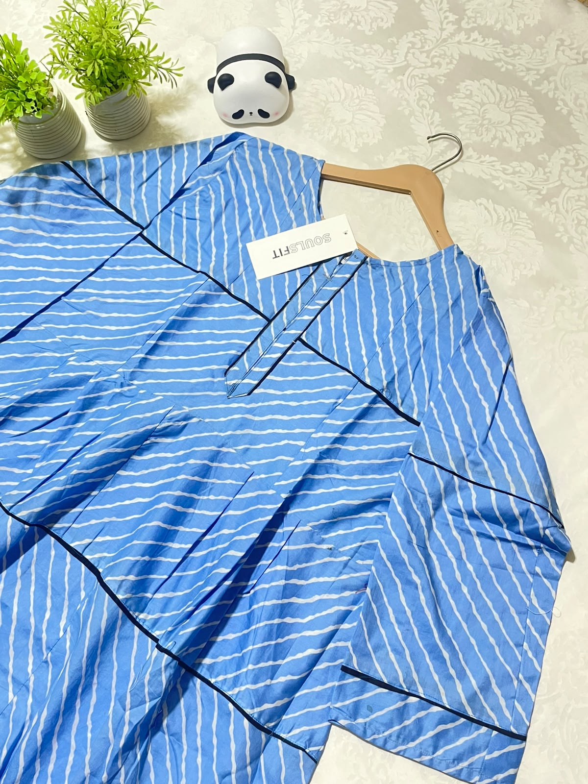 Sapphire Breeze Summer Lawn Printed Lawn Frock Style Kurti