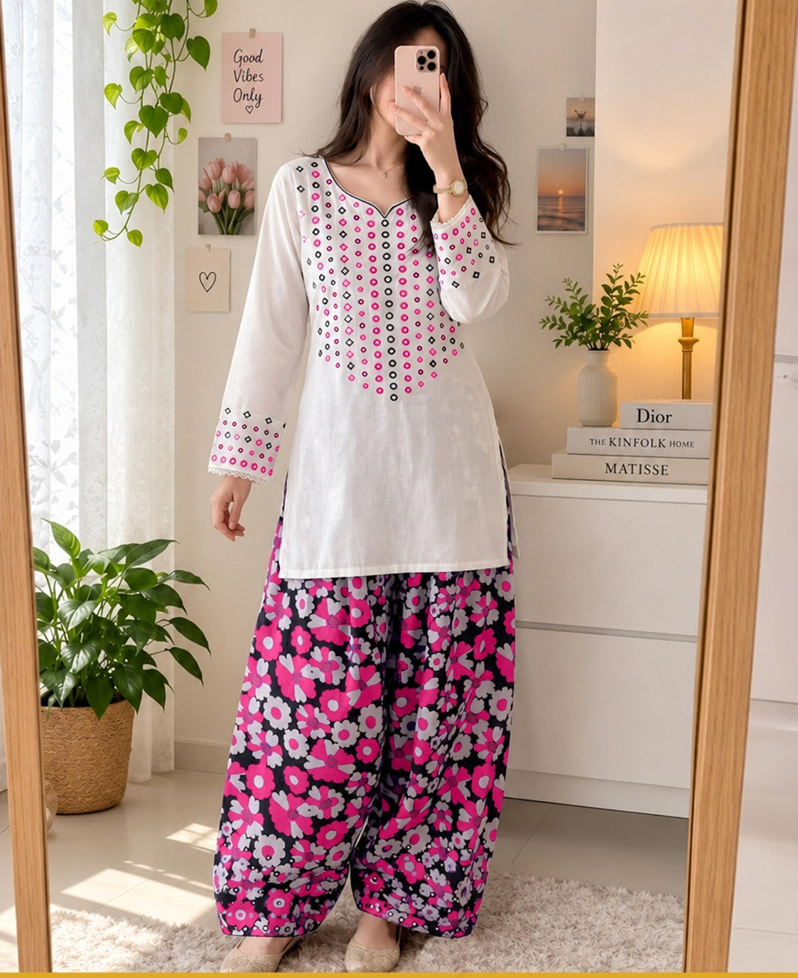 Blooming Charm – Farshi Shalwar 2pcs