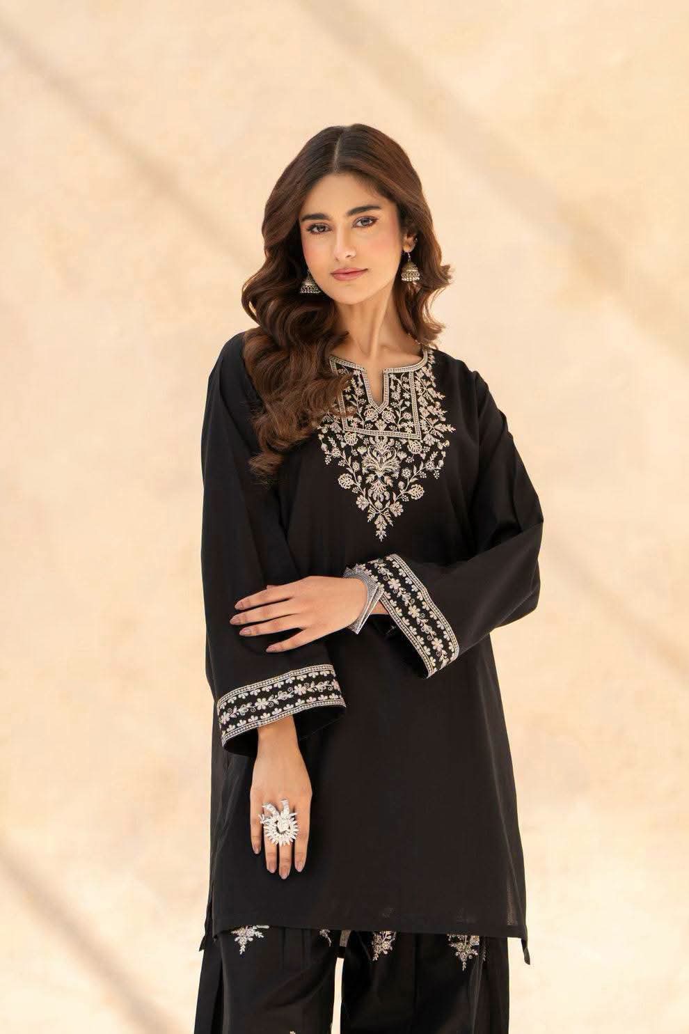 Velvet Dusk 2PCS With farshi Shalwar