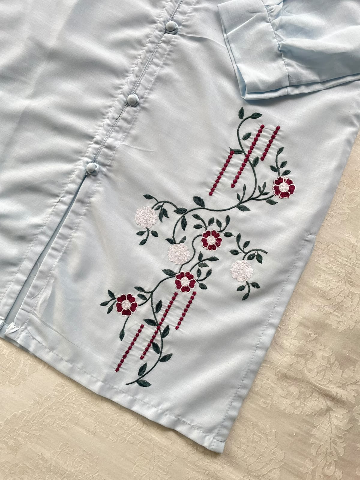 Blue Haven Embroidered