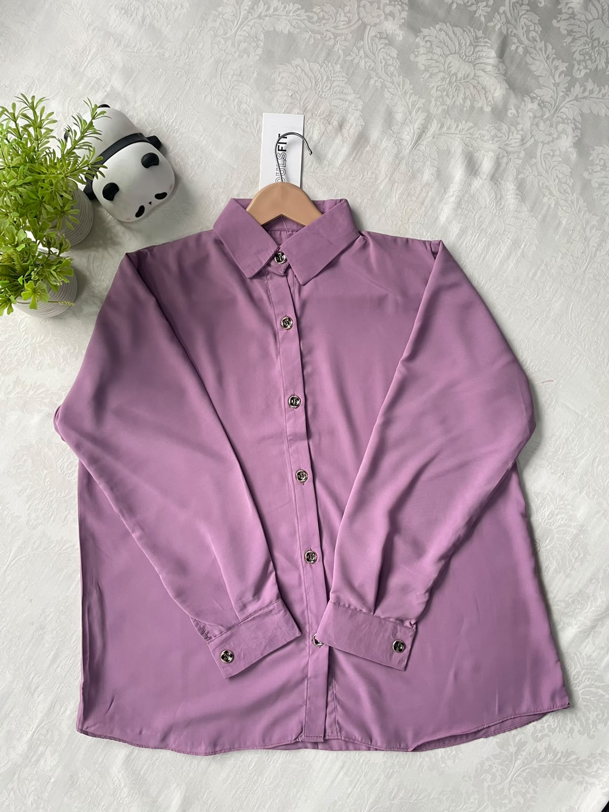 Purple Solid Kurti