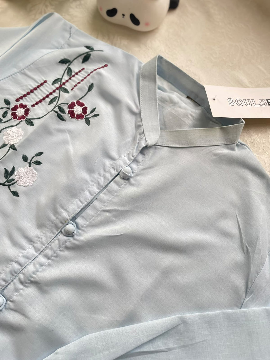 Blue Haven Embroidered