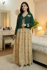 Floral Maxi with Koti & bow