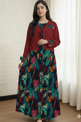 Floral Maxi with Koti & bow