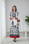 Floral  Maxi with Koti