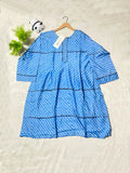 Sapphire Breeze Summer Lawn Printed Lawn Frock Style Kurti